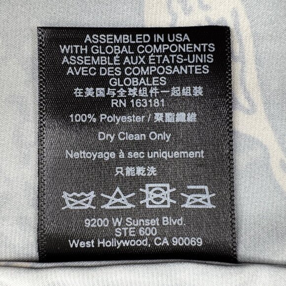 Rhude Scrambled Dog Vacation Shirt Men’s XL Black Short Sleeve Button Up $455 - Picture 11 of 13